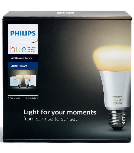 Philips Hue White Ambiance A19 Starter Kit