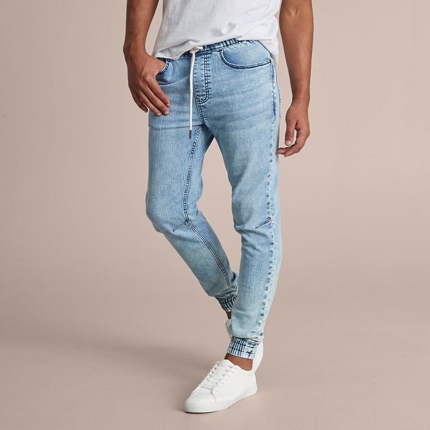 Commons Knit Denim Jogger Pants Target Australia