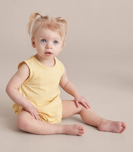 Baby Organic Cotton Print Bubble Bodysuit 4 of 6
