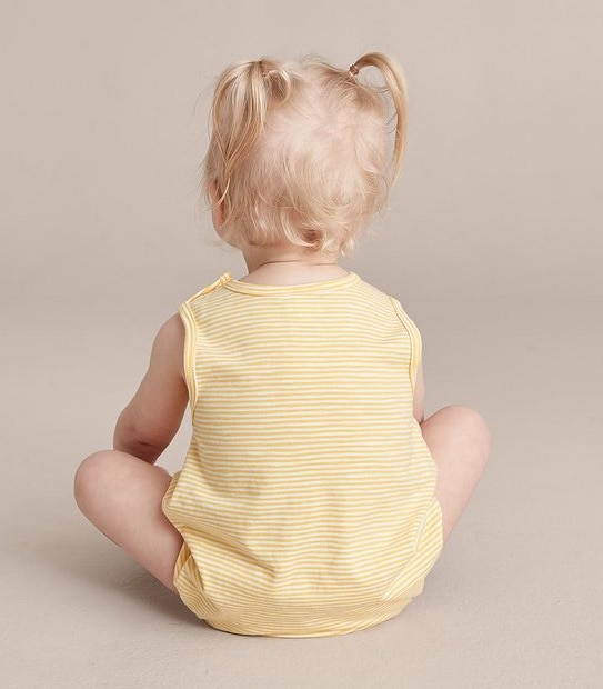 Baby Organic Cotton Print Bubble Bodysuit