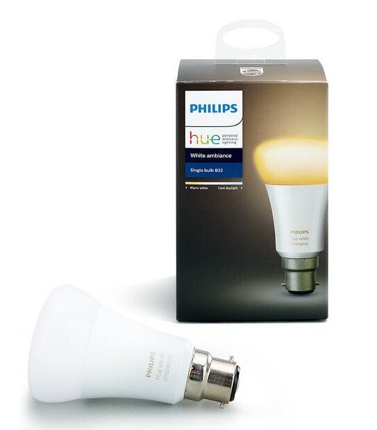 Philips Hue Ambiance A19 Single Bulb B22