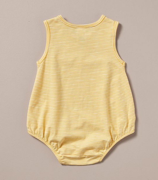 Baby Organic Cotton Print Bubble Bodysuit 6 of 6
