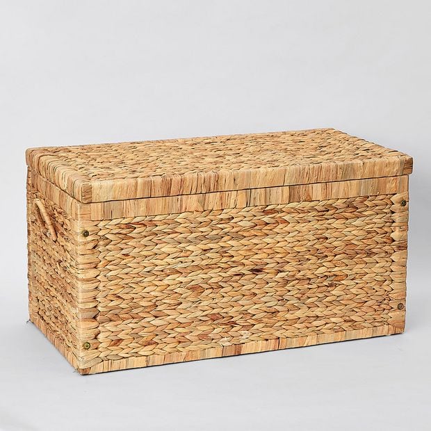 woven toy chest