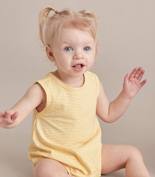 Baby Organic Cotton Print Bubble Bodysuit
