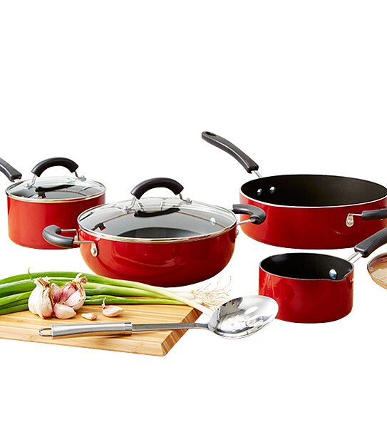 Raco 4 Piece Cook Set - Red