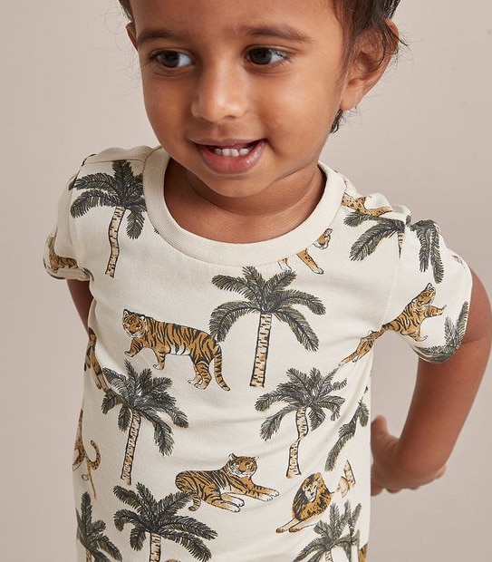S23 246603_02 B SS PRINT TEE 3PK TIGER JUNGLE CRM