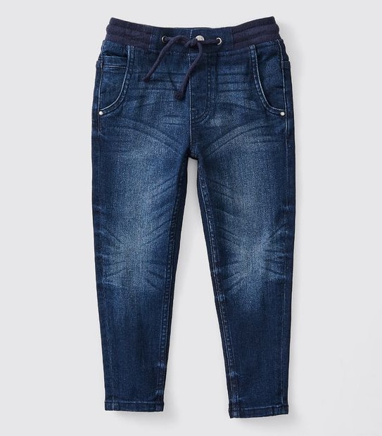 Ribbed Waist Jean