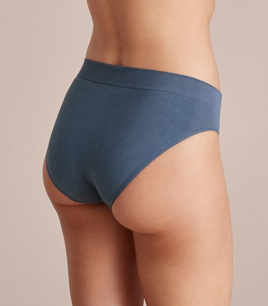 2 Pack Cotton Seamfree High Cut Briefs