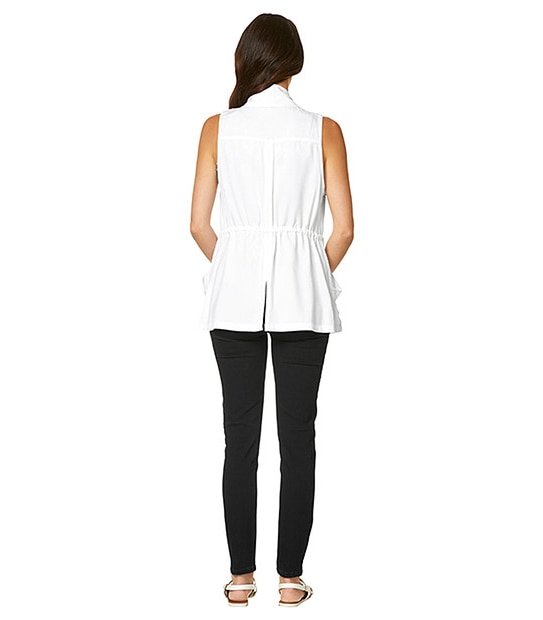Waterfall Vest - White