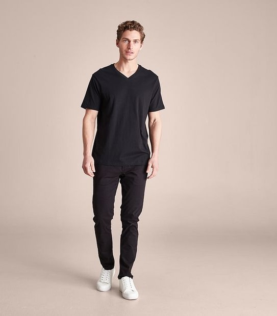 Organic Cotton V-Neck T-Shirt | Target Australia