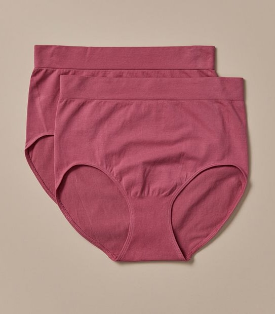 2 Pack Cotton Seamfree Full Briefs