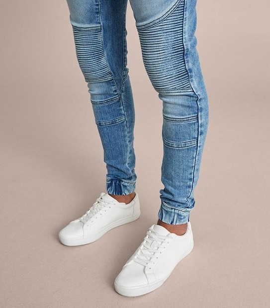 Commons Biker Denim Jogger Pants