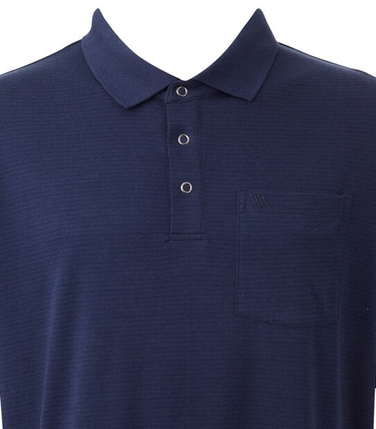 Big Guy Style Quick Dry Polo - Navy Blue