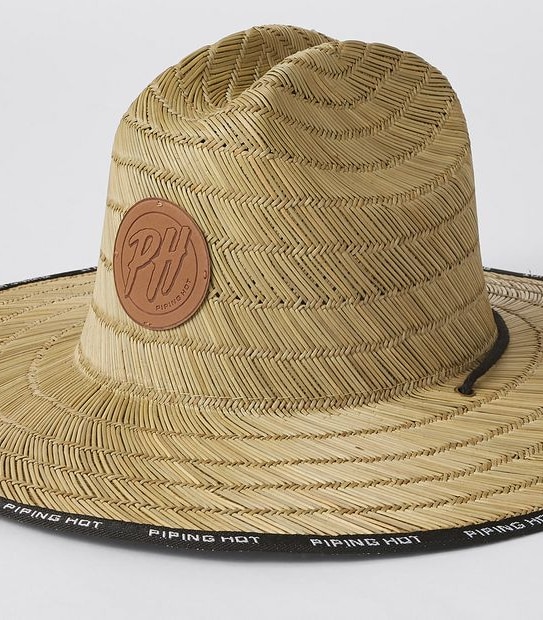 Piping Hot Wide Brim Straw Hat