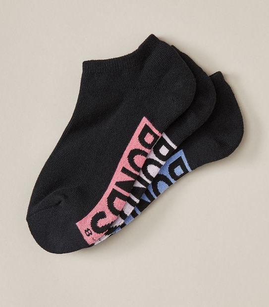 Bonds 3 Pack Cushioned Low Cut Socks - Black