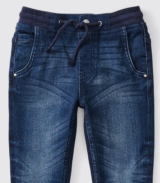 Ribbed Waist Jean