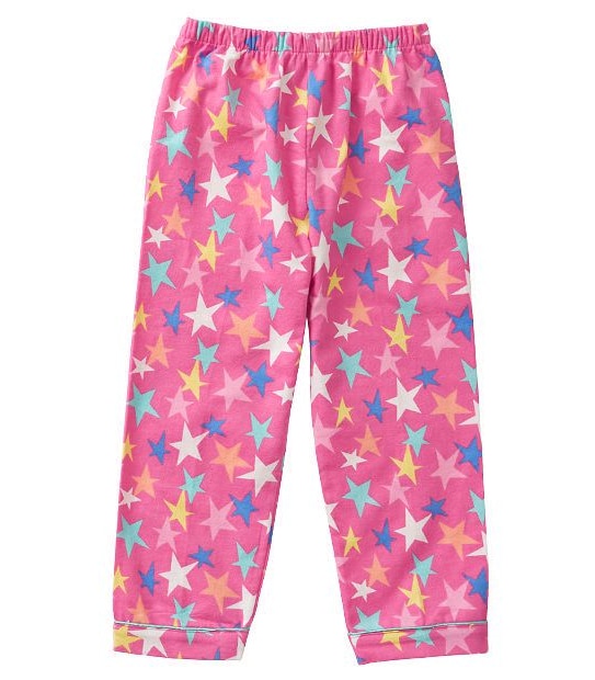 Star Print Flannelette Pyjama Set 4 of 5