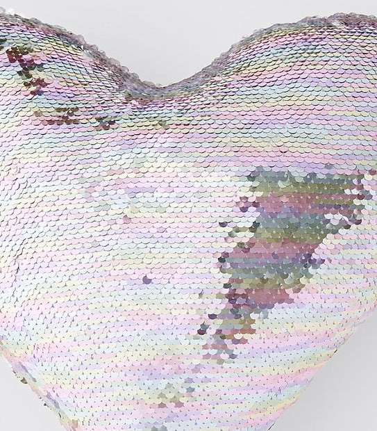 Sequin Heart Cushion