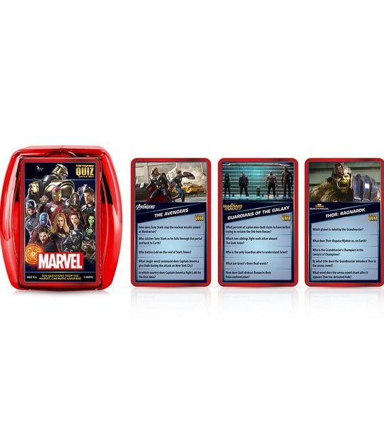 Marvel Cinematic Universe Top Trumps Quiz With A Twist Game