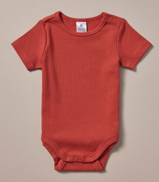 3 Pack Baby Organic Cotton Bodysuits