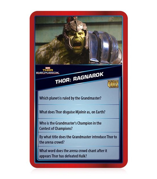 Marvel Cinematic Universe Top Trumps Quiz With A Twist Game