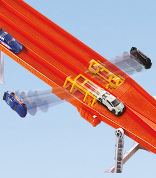 Hot Wheels 4-Lane Elimination Race Track Set