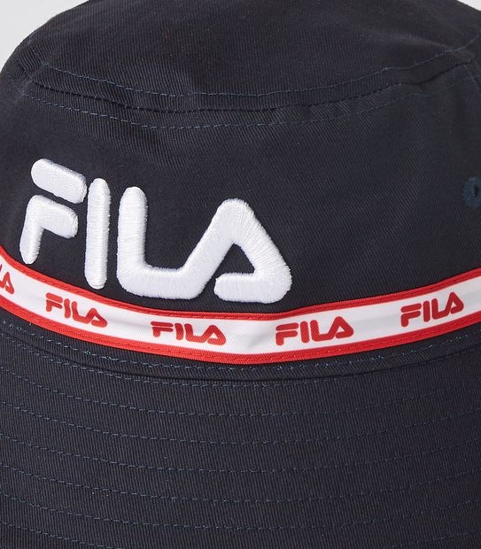 Kids Fila Bucket Hat - Navy Blue