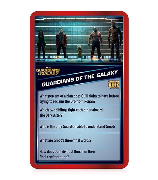 Marvel Cinematic Universe Top Trumps Quiz With A Twist Game