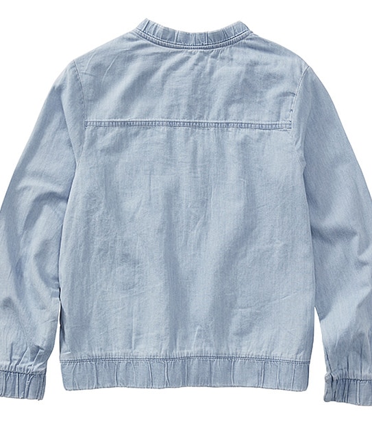 Girls' Chambray Bomber jacket