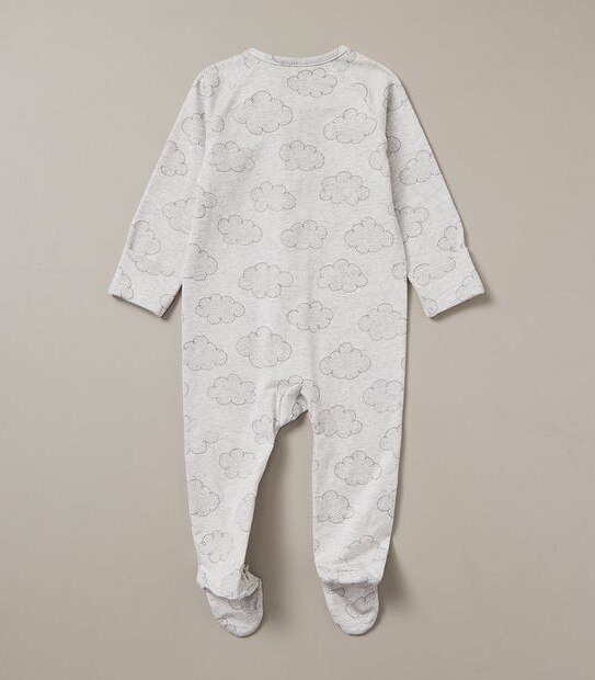 Baby Organic Cotton Print Coverall
