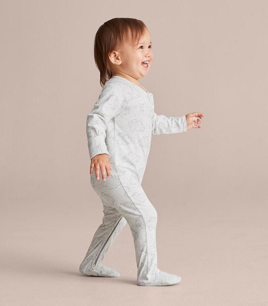 Baby Organic Cotton Print Coverall