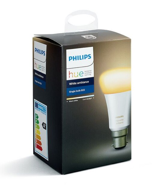Philips Hue Ambiance A19 Single Bulb B22