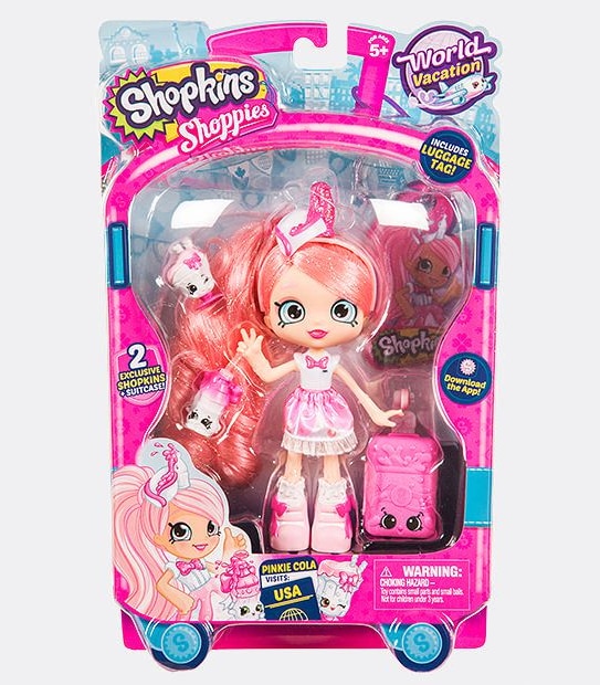 Shopkins Shoppies Season 8 World Vacation Doll Single Assorted