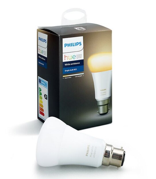 Philips Hue Ambiance A19 Single Bulb B22