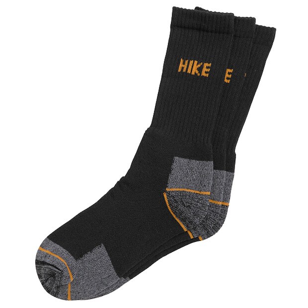 Men's 3 Pack Work Technology Hike Socks Orange Target Australia
