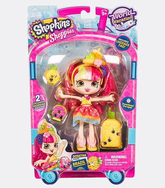 Shopkins Shoppies Season 8 World Vacation Doll Single Assorted