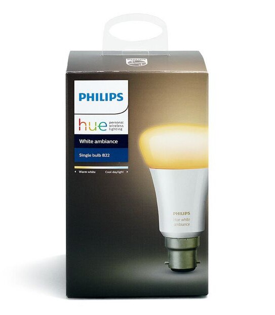 Philips Hue Ambiance A19 Single Bulb B22