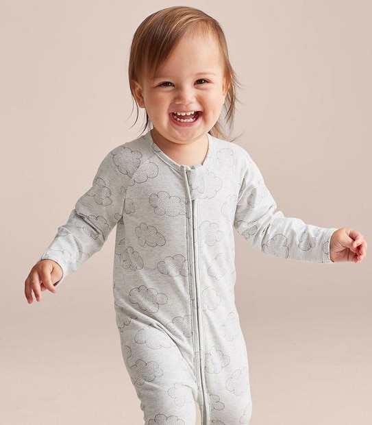 Baby Organic Cotton Print Coverall