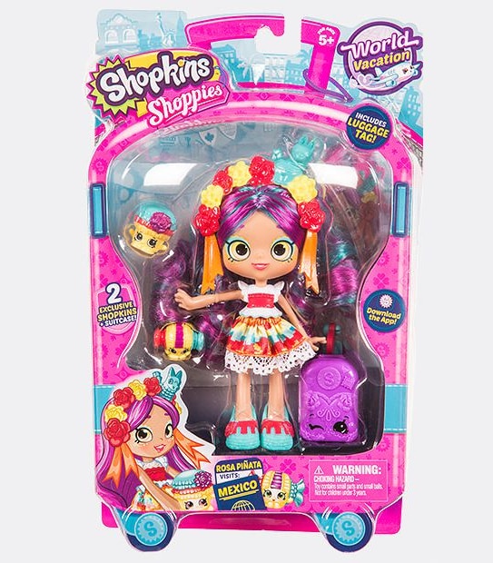 Shopkins Shoppies Season 8 World Vacation Doll Single Assorted