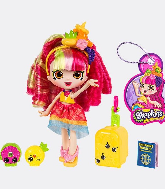 Shopkins Shoppies Season 8 World Vacation Doll Single Assorted