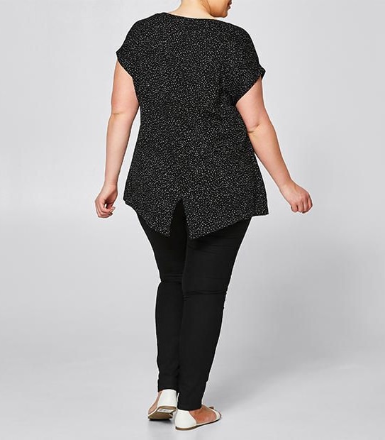 Belle Curve Zip Front Top