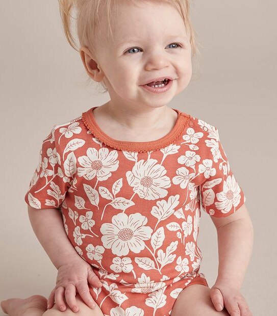 Baby Organic Cotton Print Bodysuit Target Australia