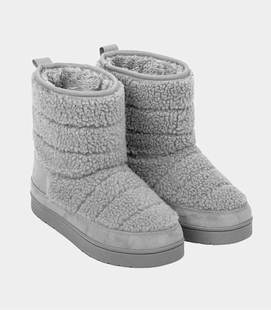 Piping Hot Womens Recycled Sherpa Slipper Boots