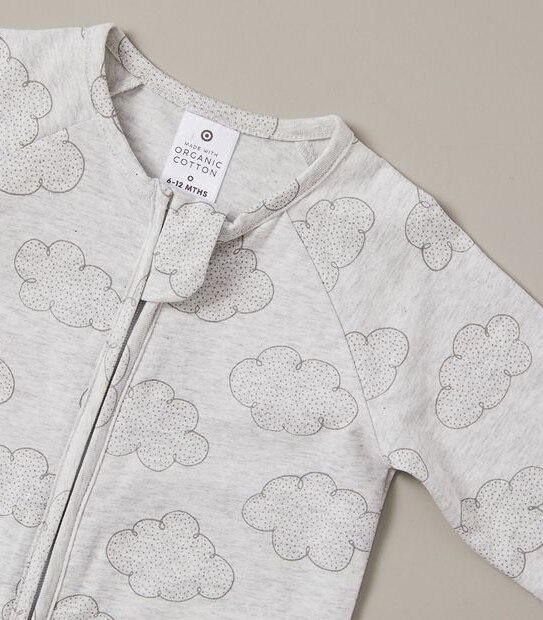 Baby Organic Cotton Print Coverall