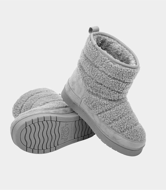 Piping Hot Womens Recycled Sherpa Slipper Boots