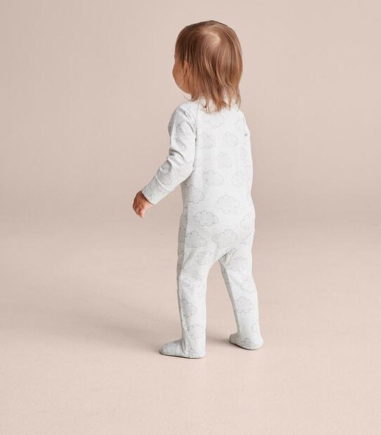 Baby Organic Cotton Print Coverall