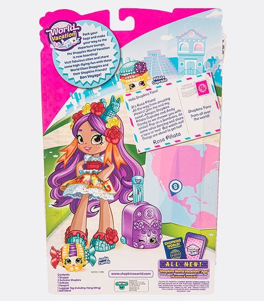 Shopkins Shoppies Season 8 World Vacation Doll Single Assorted