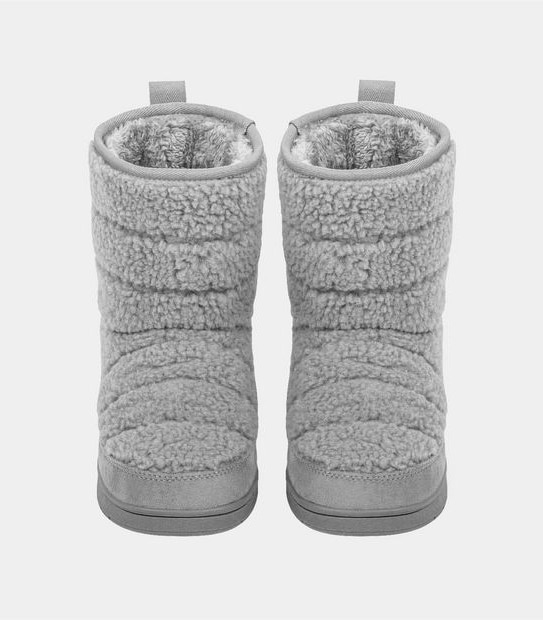 Piping Hot Womens Recycled Sherpa Slipper Boots