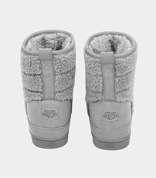 Piping Hot Womens Recycled Sherpa Slipper Boots