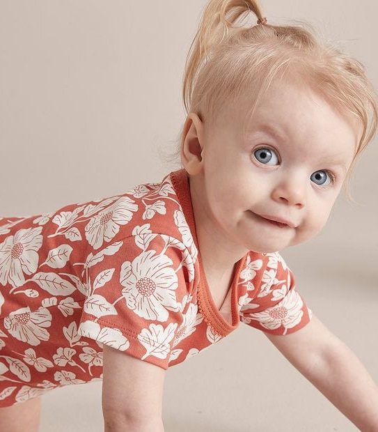 Baby Organic Cotton Print Bodysuit